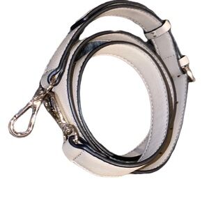 Fashion  faux leather taupe grey handbag strap